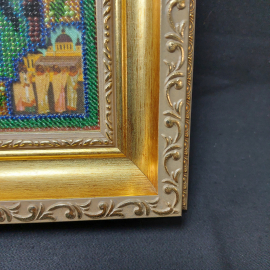 Икона православная, бисер, в рамке "Матрона Московская.. Картинка 5